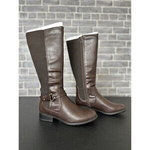 LifeStride Women's Dark Chocolate Brown X-Anita Knee High Boots Shoe Size 6M